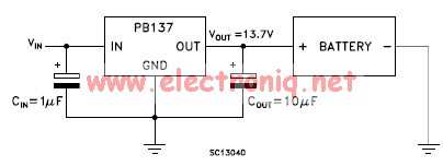 pb137 simple charger schematic circuit