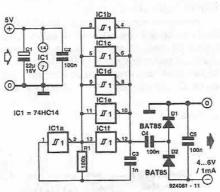 Voltage inverter circuit diagram