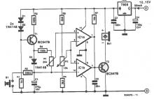 Timing circuit with buzer and ao