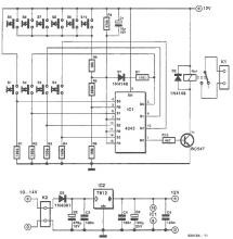 Electronic lock circuit