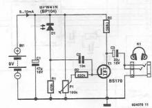 Wireless audio receiver circuit diagram