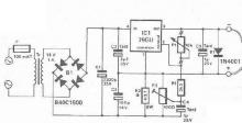 Mini drill speed regulator using voltage regulator schematic circuit