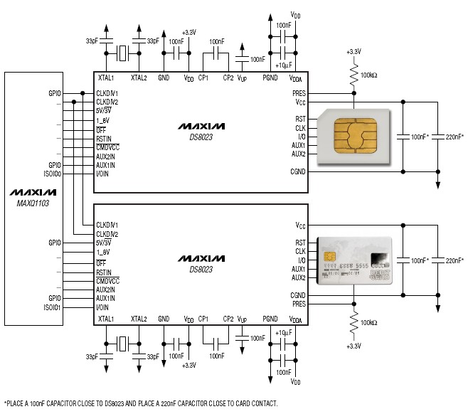 Ds8023 Smart Card Interface Ic