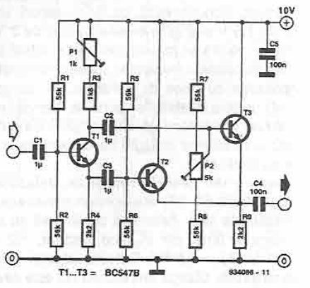 Frequency Doubler Circuit With Transistors