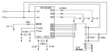 PIC16CXXX real time clock electronic project circuit diagram