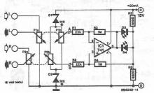 stereo Balance indicator circuit diagram